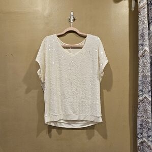 Coldwater Creek sequin top